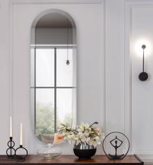 Whitby Frameless Oval Mirror