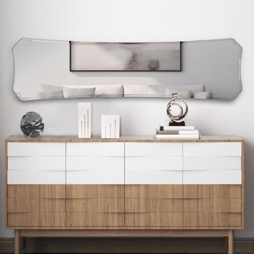  Mirrors Mirrors Whitby Frameless Tapered Mirror