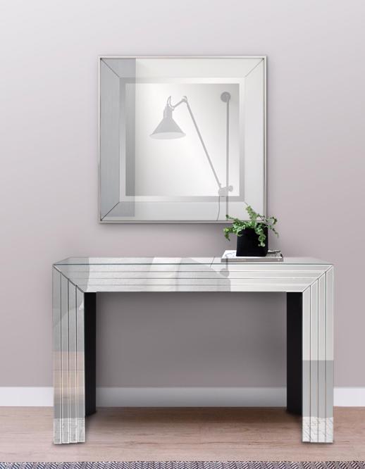  Accent Furniture Accent Furniture Aryes Mirrored Console Table