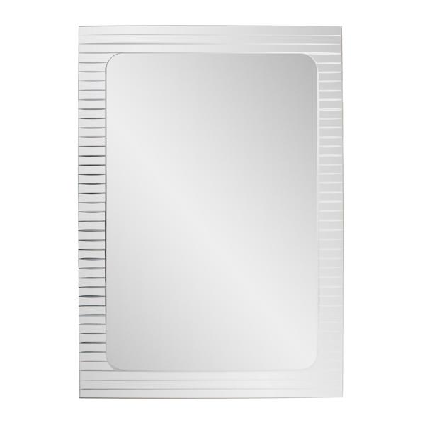 Vinyl Wall Covering Mirrors Mirrors Adoree V Grooved Vanity Mirror