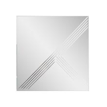Adoree V Grooved Square Mirror