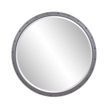 Fordham Round Industrial Mirror