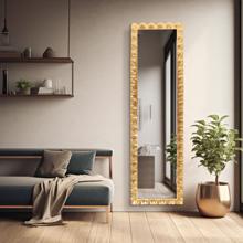 La Bailadora Bright Gold Ruffled Metal Dressing Mi