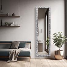 La Bailadora Bright Silver Ruffled Metal Dressing 