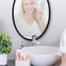 Laid Rope Matte Black Mirror