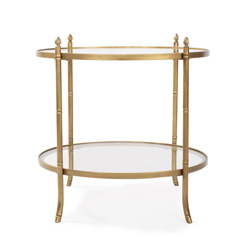  Accent Furniture Accent Furniture Benoit Oval Side Table