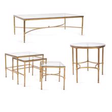 Bonnifait Antique Gold Nesting Tables