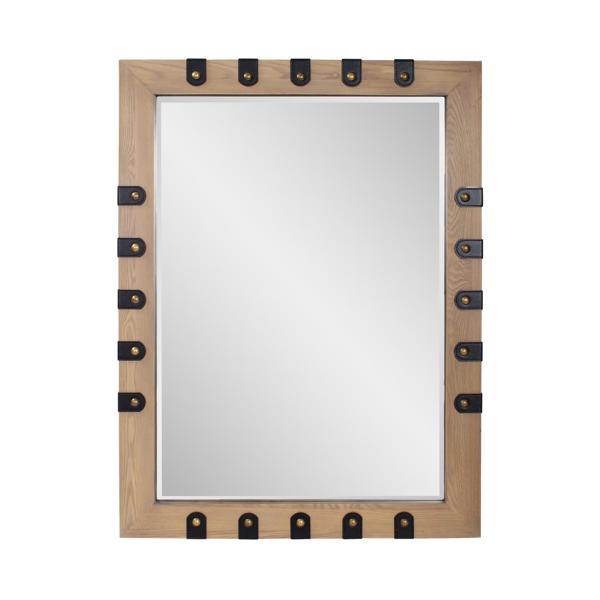 Vinyl Wall Covering Mirrors Mirrors Robin Baron Leather Wrapped Mirror