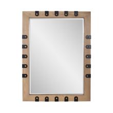 Robin Baron Leather Wrapped Mirror