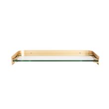 Esteban Glass and Metal Shelf