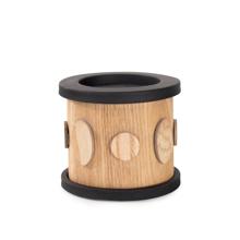 Robin Baron  Winfield Wooden Candle Holder- Small
