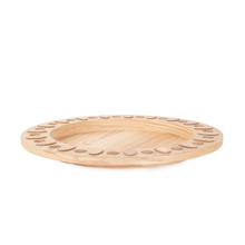 Robin Baron Winfield Round Wooden Serving Tray