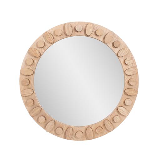  Mirrors Mirrors Robin Baron Winfield Wooden Round Mirror