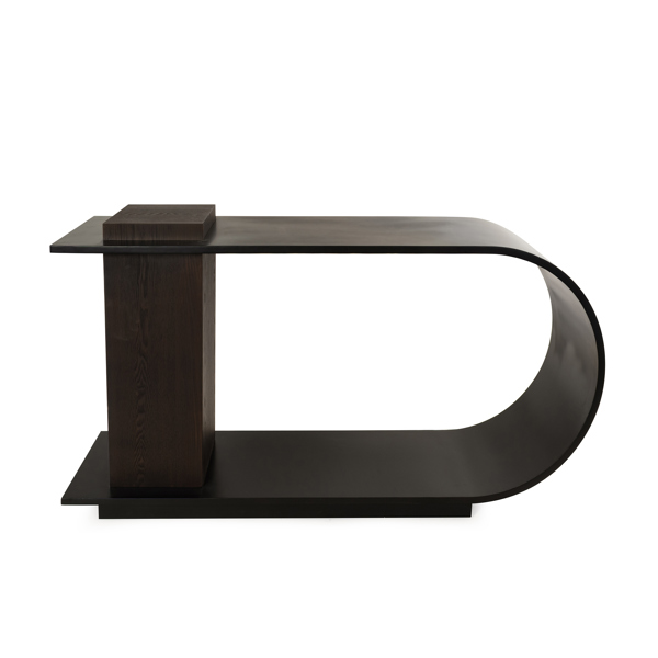 Vinyl Wall Covering Accent Furniture Accent Furniture Obsidian Curve Table