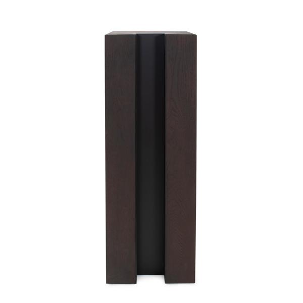 Vinyl Wall Covering Accent Furniture Accent Furniture Bertoia Black Wooden Display Pedestal- Tall