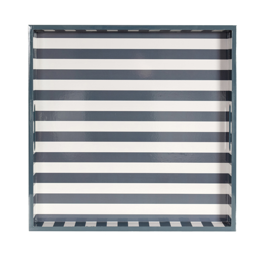  Accessories Accessories Soho Blue Stripe Tray