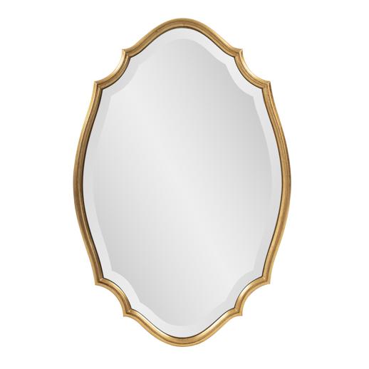  Mirrors Mirrors Sabien Mirror in Antique Gold