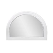 George Arched Mirror White