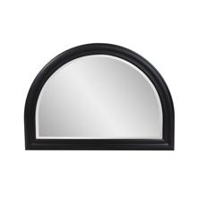 George Arched Mirror Black