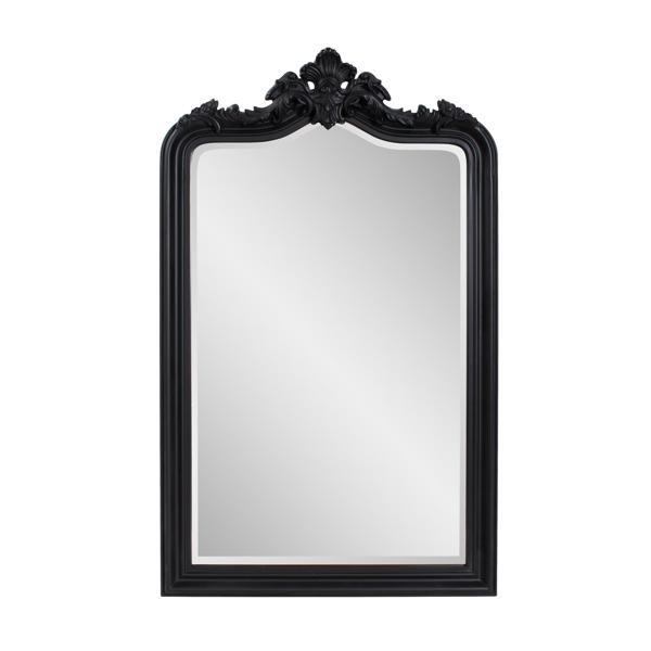 Vinyl Wall Covering Mirrors Mirrors Medici Ornate Black Vanity Mirror
