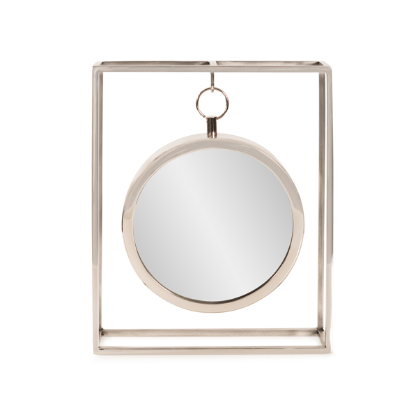 Vinyl Wall Covering Mirrors Mirrors Lauren Silver Tabletop Decorative Mirror