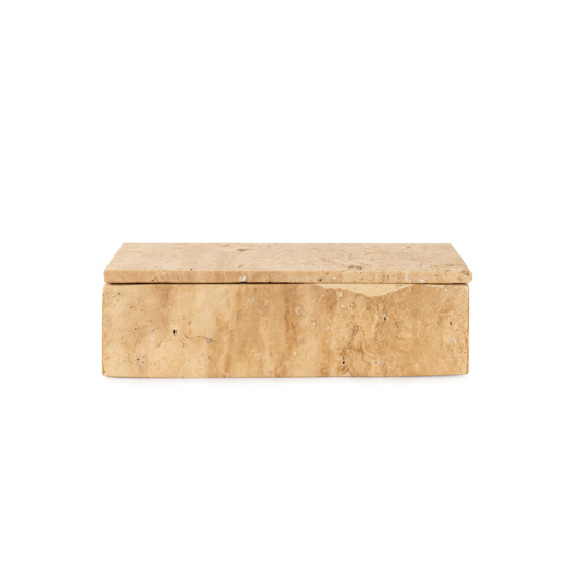  Accessories Accessories Natural Travetine Decorative Box - Large
