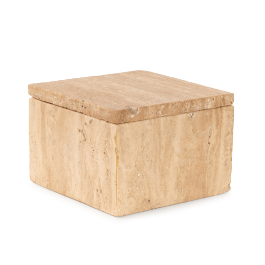  Accessories Accessories Natural Travetine Decorative Box - Small