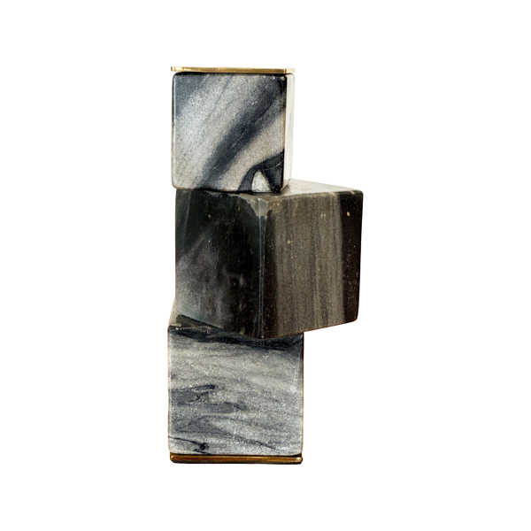 Vinyl Wall Covering Accessories Accessories Gray Building Block Candle Holder Small