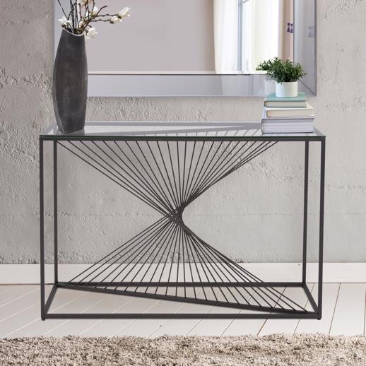  Accent Furniture Accent Furniture Optical Twist Console Table