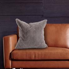 20 x 20 Angora Stone Pillow - Down Insert