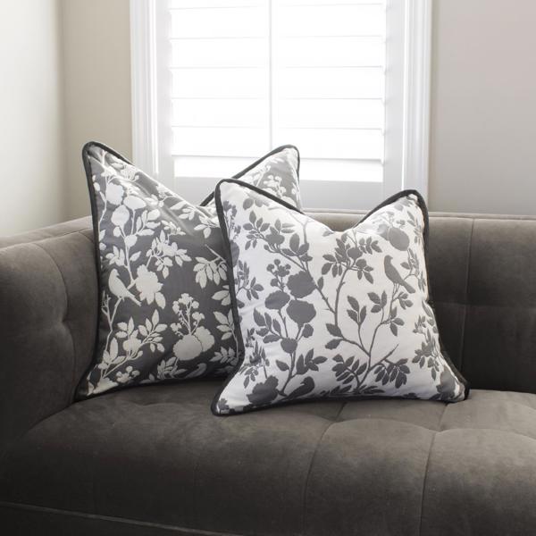 Vinyl Wall Covering Textiles Textiles 20 x 20 Pillow Sparrow Natural - Down Insert