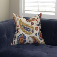 20 x 20 Pillow Boteh Sand - Down Insert