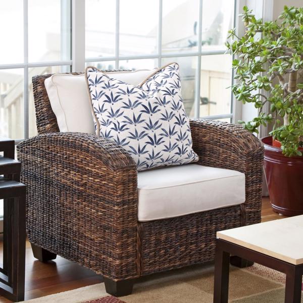 Vinyl Wall Covering Textiles Textiles 20 x 20 Pillow Hemp Indigo - Down Insert