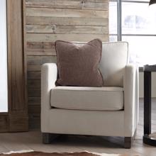 20 x 20 Pillow Barbet Chocolate  - Down Insert