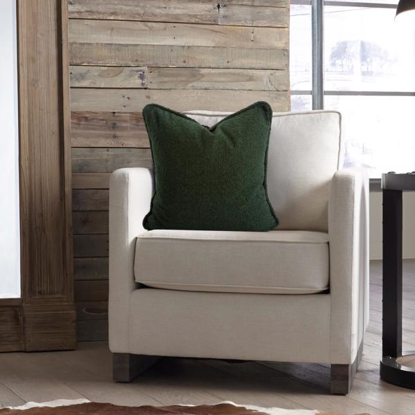 Vinyl Wall Covering Textiles Textiles 20 x 20 Pillow Barbet Forest  - Down Insert