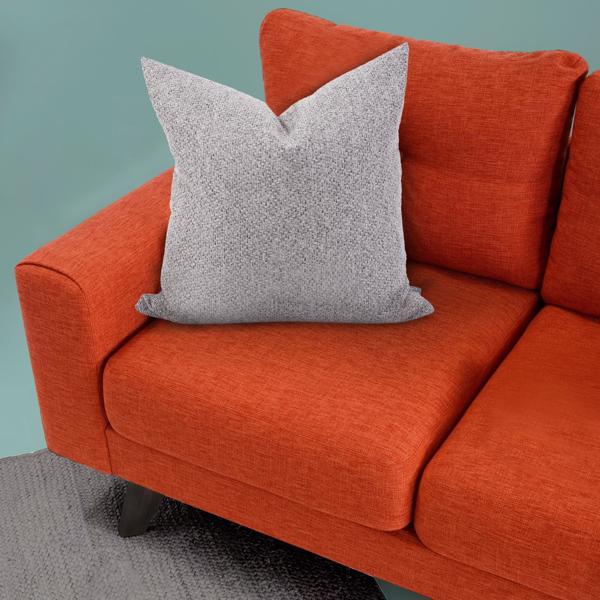 Vinyl Wall Covering Textiles Textiles 20 x 20 Pillow Panama Stone  - Down Insert