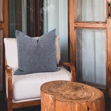 20 x 20 Pillow Panama Indigo  - Poly Insert