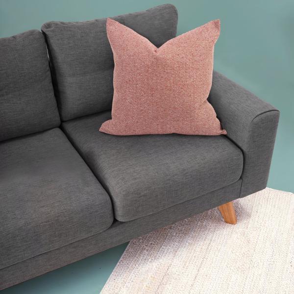 Vinyl Wall Covering Textiles Textiles 20 x 20 Pillow Panama Rose  - Poly Insert