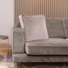 20 Gusseted Pillow Bella Ash - Down Insert