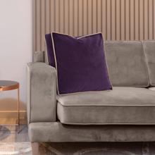 20 Gusseted Pillow Bella Eggplant - Down Insert