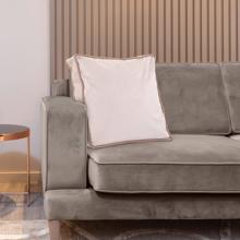 20 Gusseted Pillow Bella Sand - Down Insert