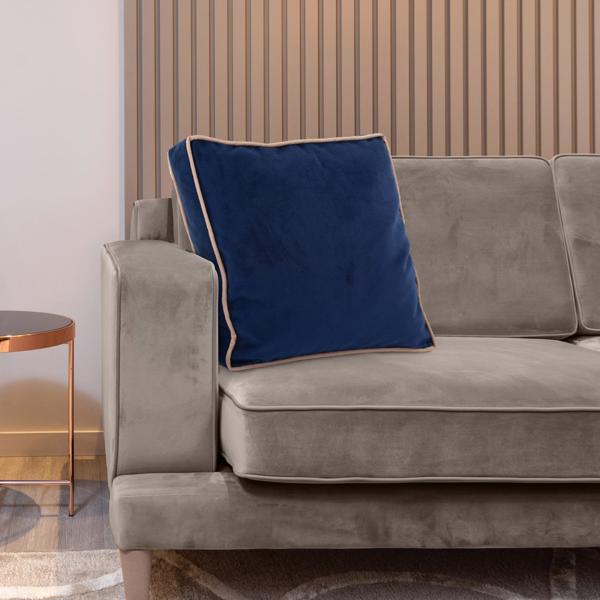 Vinyl Wall Covering Textiles Textiles 20 Gusseted Pillow Bella Royal - Down Insert