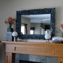 Barcelona Mirror - Glossy Charcoal
