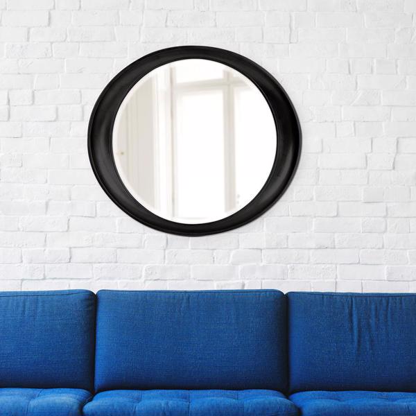 Vinyl Wall Covering Mirrors Mirrors Ellipse Mirror - Glossy Black