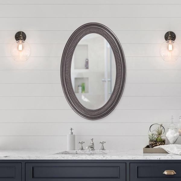 Vinyl Wall Covering Mirrors Mirrors Ethan Mirror - Glossy Charcoal