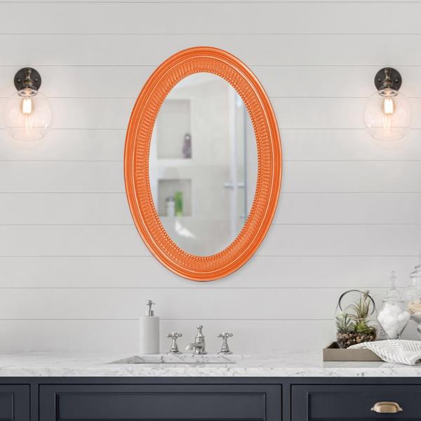 Vinyl Wall Covering Mirrors Mirrors Ethan Mirror - Glossy Orange