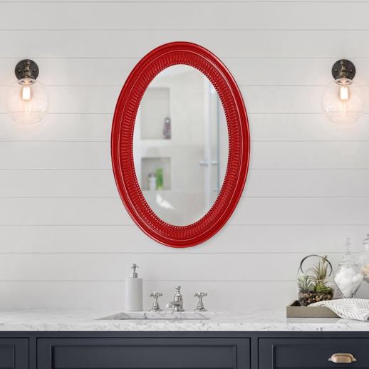  Mirrors Mirrors Ethan Mirror - Glossy Red