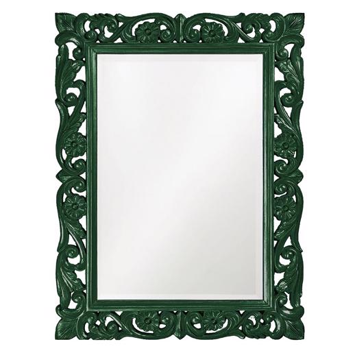  Mirrors Mirrors Chateau Mirror - Glossy Hunter Green