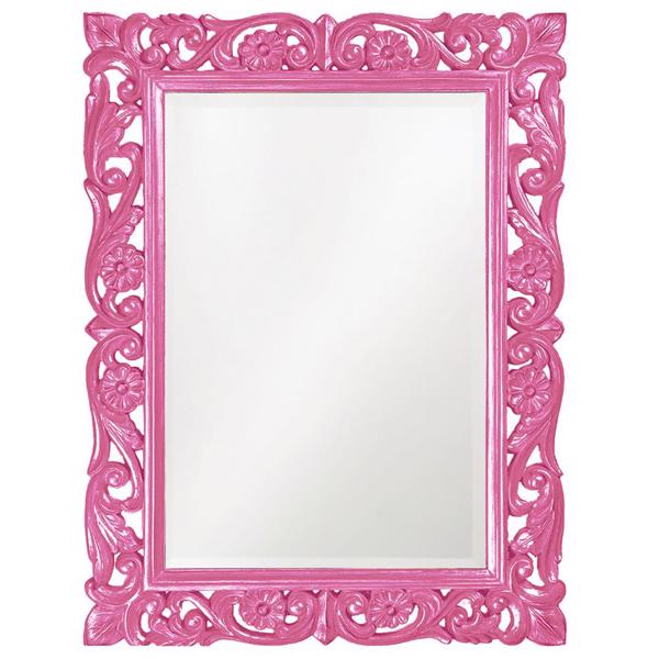 Vinyl Wall Covering Mirrors Mirrors Chateau Mirror - Glossy Hot Pink