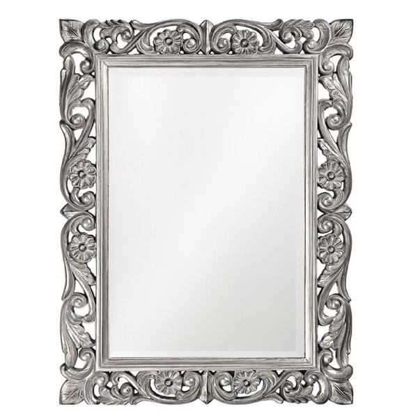 Vinyl Wall Covering Mirrors Mirrors Chateau Mirror - Glossy Nickel